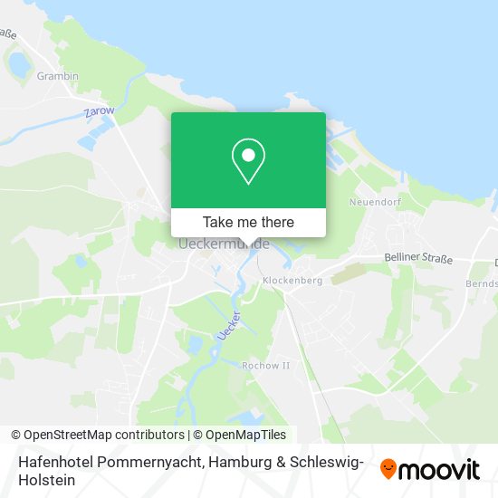 Hafenhotel Pommernyacht map