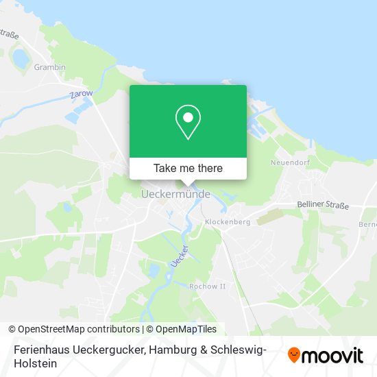 Ferienhaus Ueckergucker map