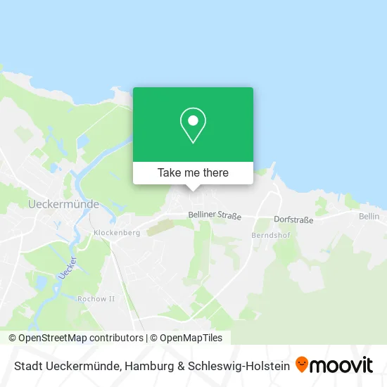 Карта Stadt Ueckermünde