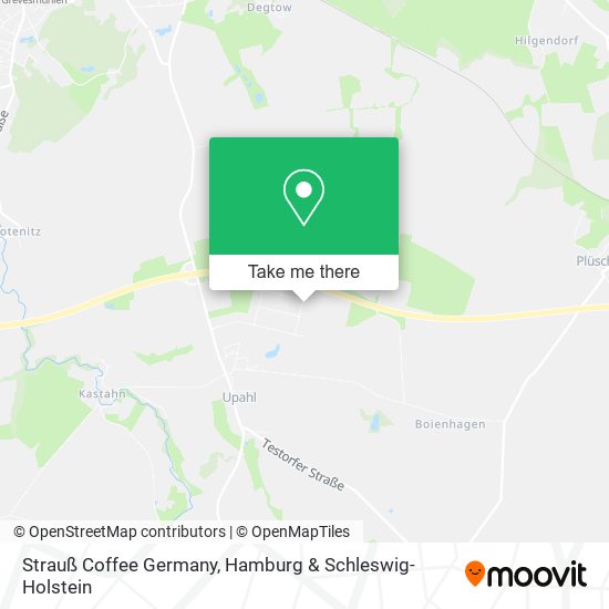 Strauß Coffee Germany map