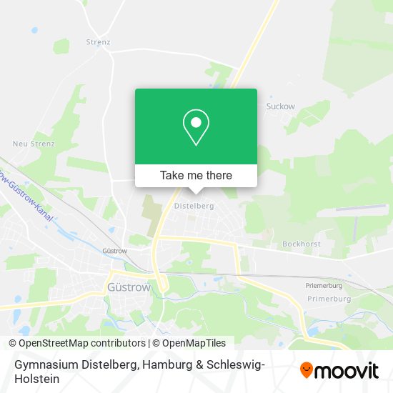 Gymnasium Distelberg map