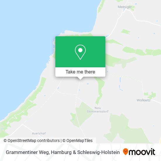 Grammentiner Weg map