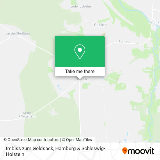 Карта Imbiss zum Geldsack