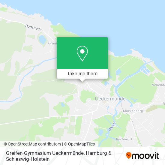 Greifen-Gymnasium Ueckermünde map