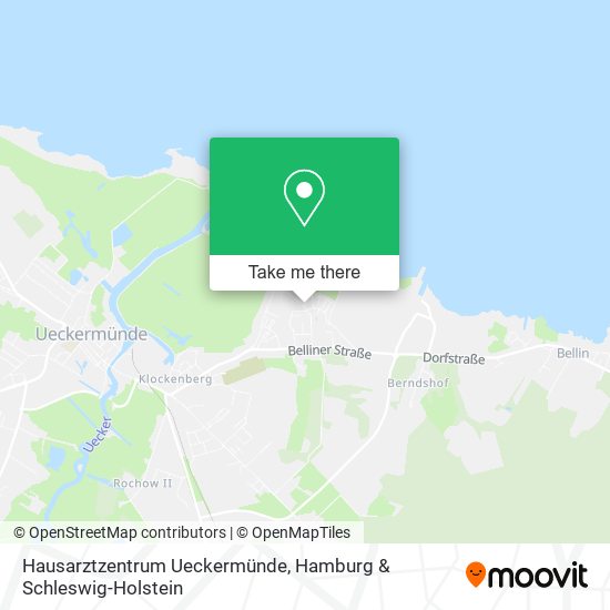 Карта Hausarztzentrum Ueckermünde