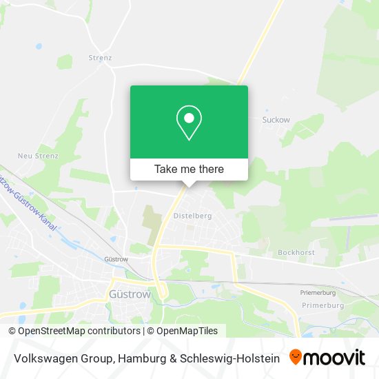 Volkswagen Group map