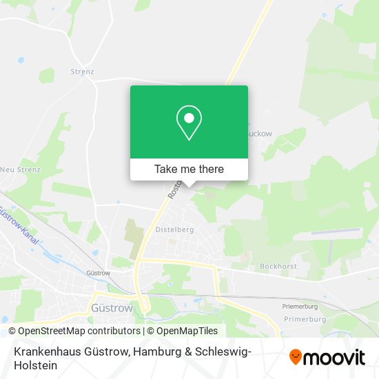 Krankenhaus Güstrow map