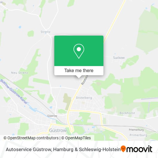 Autoservice Güstrow map