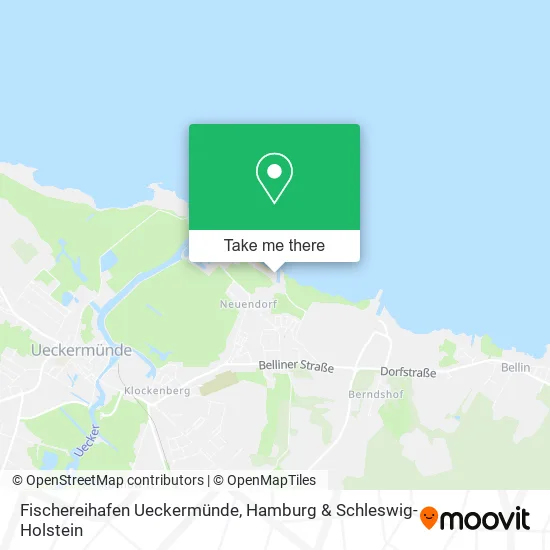 Карта Fischereihafen Ueckermünde