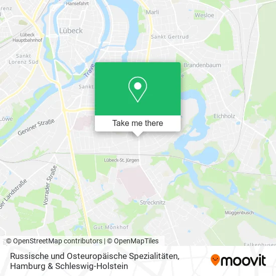 Карта Russische und Osteuropäische Spezialitäten