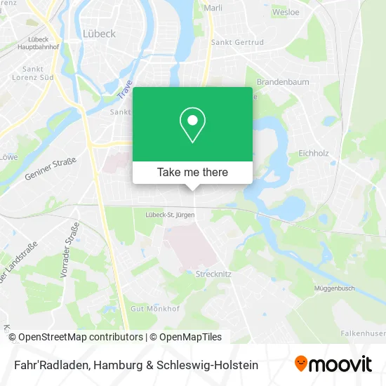 Карта Fahr'Radladen