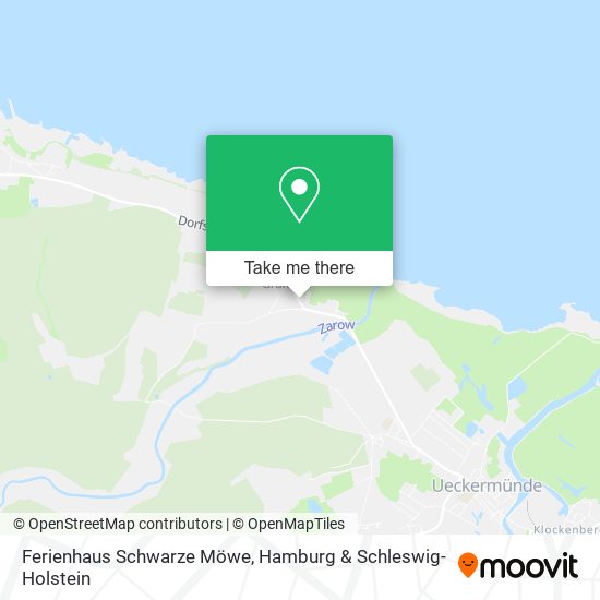Ferienhaus Schwarze Möwe map