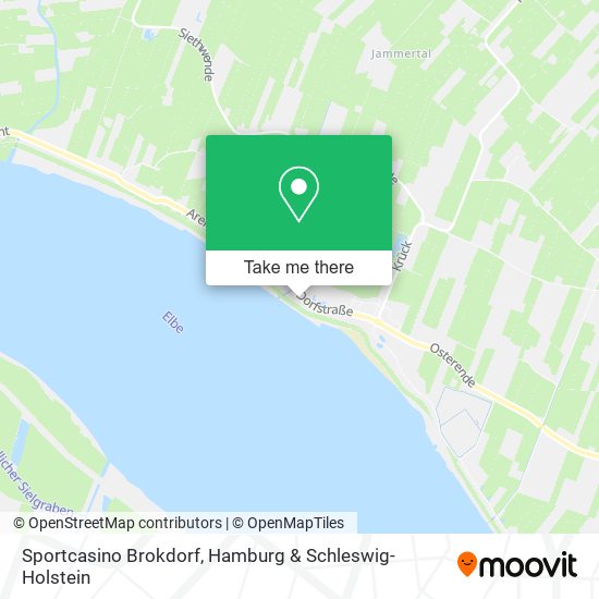 Sportcasino Brokdorf map