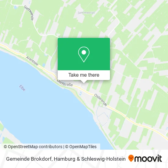 Карта Gemeinde Brokdorf