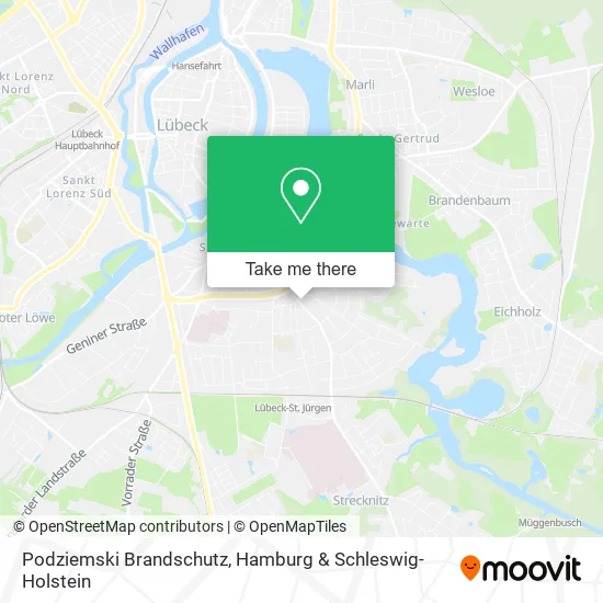 Карта Podziemski Brandschutz