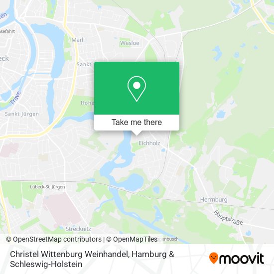 Christel Wittenburg Weinhandel map