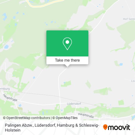 Palingen Abzw., Lüdersdorf map