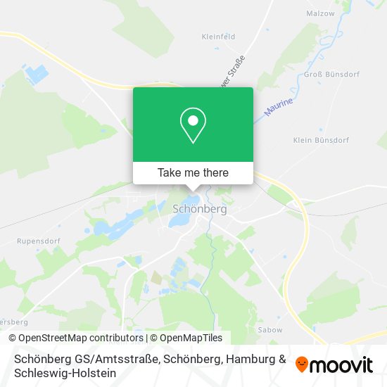 Schönberg GS / Amtsstraße, Schönberg map