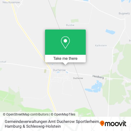 Gemeindeverwaltungen Amt Ducherow Sportlerheim map