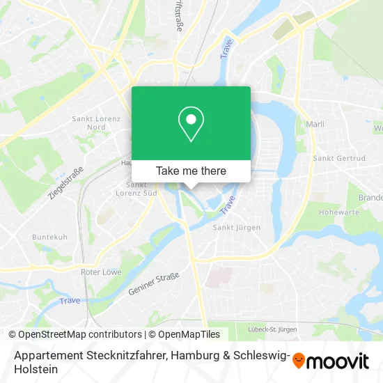 Карта Appartement Stecknitzfahrer