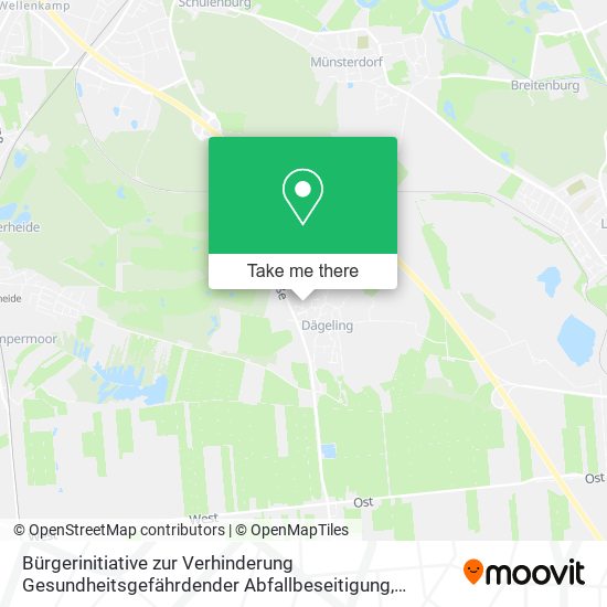 Bürgerinitiative zur Verhinderung Gesundheitsgefährdender Abfallbeseitigung map