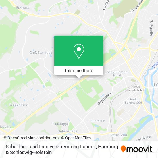 Schuldner- und Insolvenzberatung Lübeck map