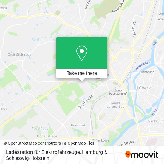 Ladestation für Elektrofahrzeuge map