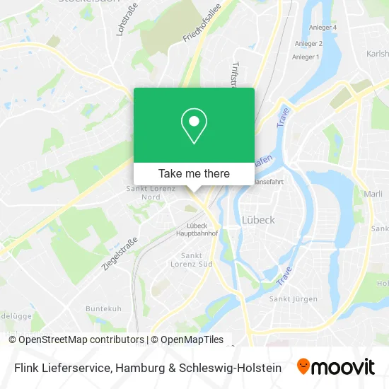 Карта Flink Lieferservice