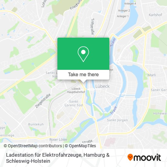 Ladestation für Elektrofahrzeuge map