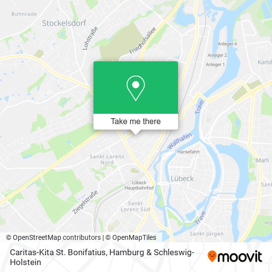 Caritas-Kita St. Bonifatius map