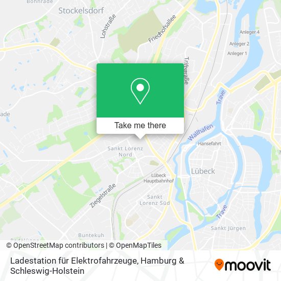 Ladestation für Elektrofahrzeuge map