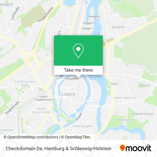 Карта Checkdomain.De