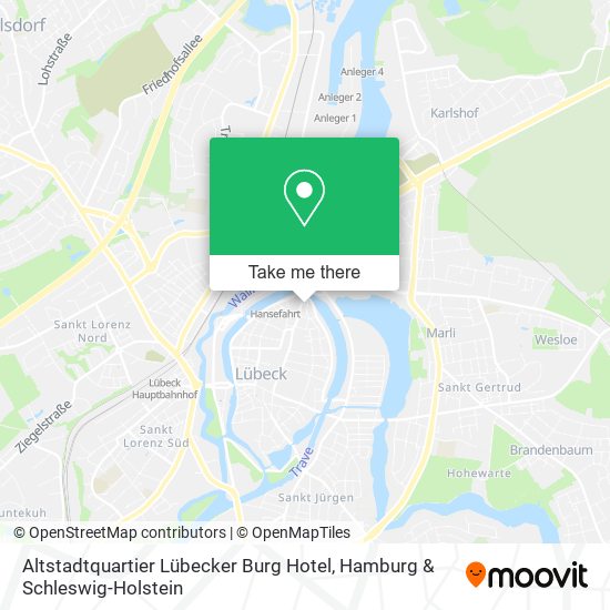 Altstadtquartier Lübecker Burg Hotel map