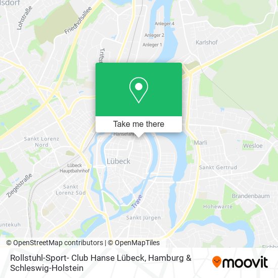 Rollstuhl-Sport- Club Hanse Lübeck map