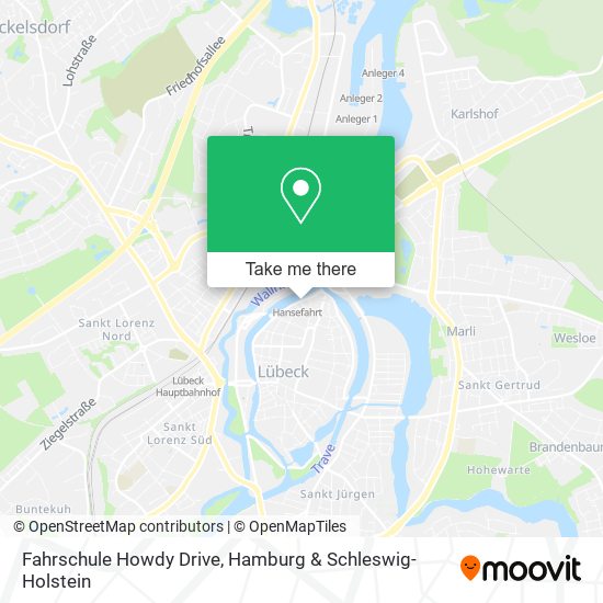 Fahrschule Howdy Drive map