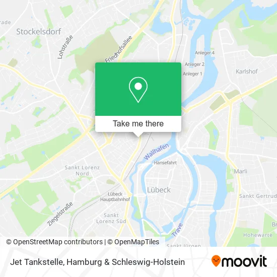Карта Jet Tankstelle