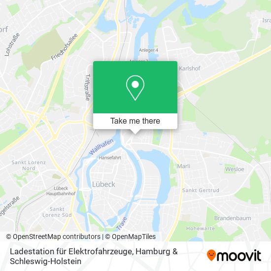 Ladestation für Elektrofahrzeuge map