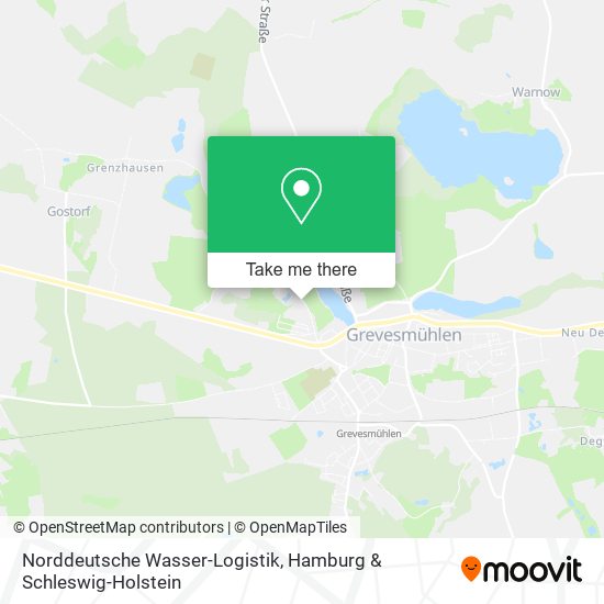 Norddeutsche Wasser-Logistik map