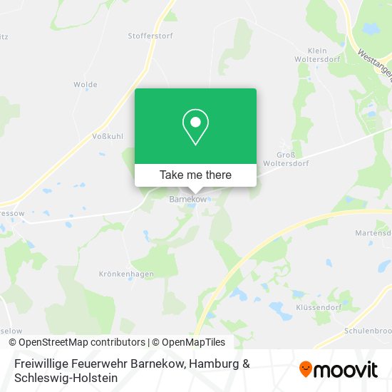 Freiwillige Feuerwehr Barnekow map