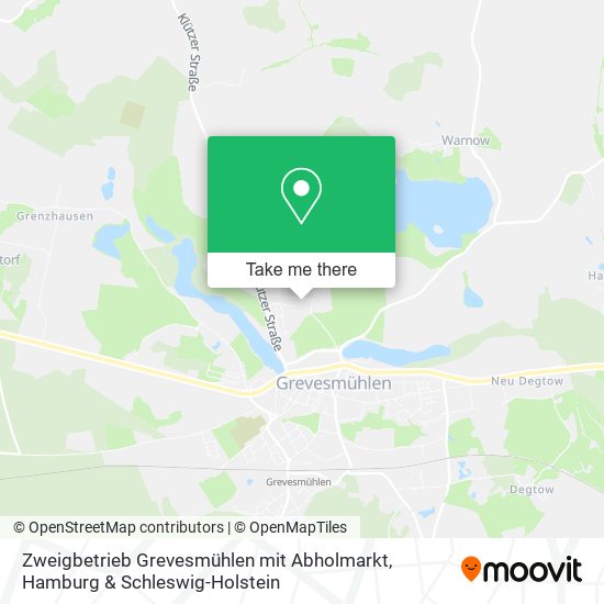 Zweigbetrieb Grevesmühlen mit Abholmarkt map