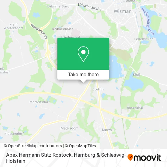 Карта Abex Hermann Stitz Rostock