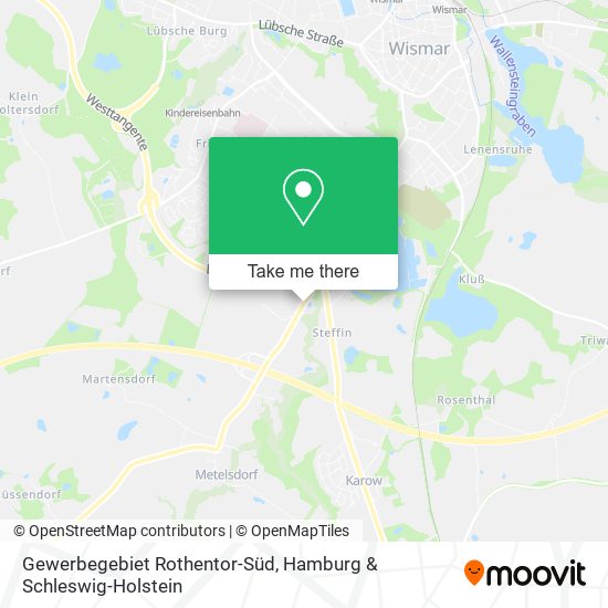 Gewerbegebiet Rothentor-Süd map