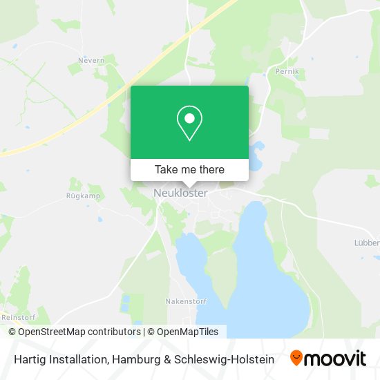 Hartig Installation map