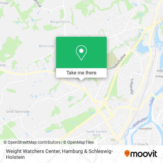 Weight Watchers Center map