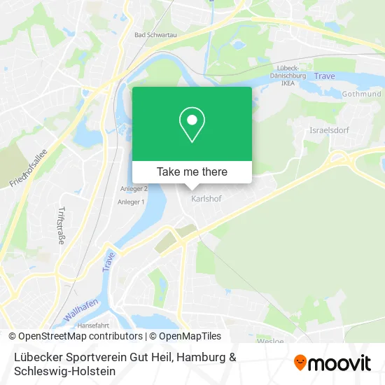 Карта Lübecker Sportverein Gut Heil