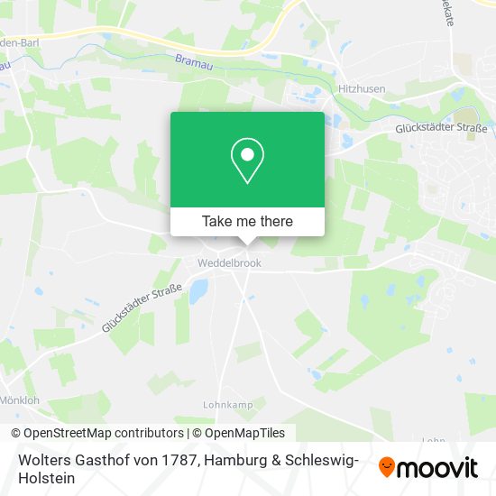 Wolters Gasthof von 1787 map