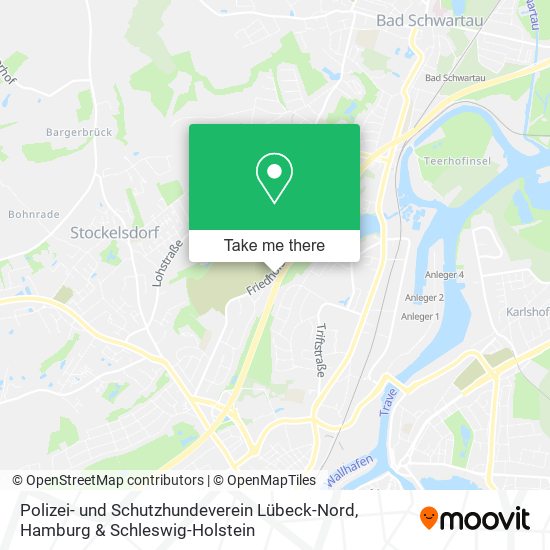 Polizei- und Schutzhundeverein Lübeck-Nord map