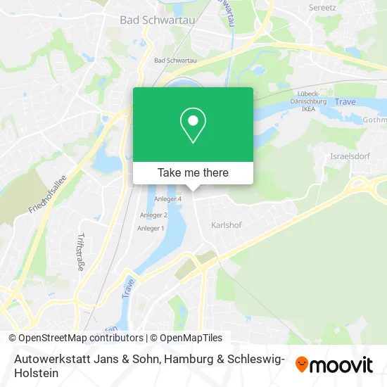 Карта Autowerkstatt Jans & Sohn