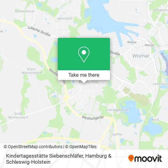 Карта Kindertagesstätte Siebenschläfer