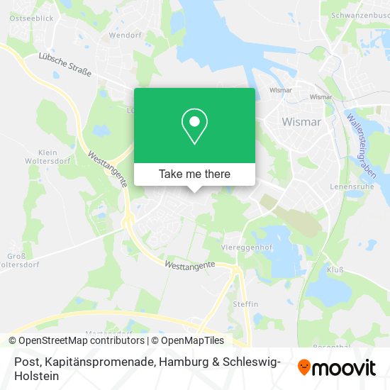 Post, Kapitänspromenade map